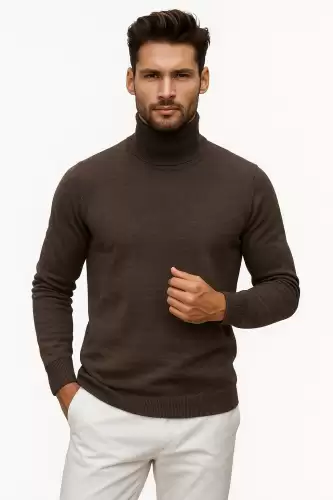 Helanca barbati slim fit maro 13416