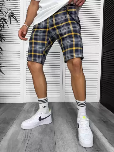 Pantaloni scurti casual carouri 13330 D6-2.1