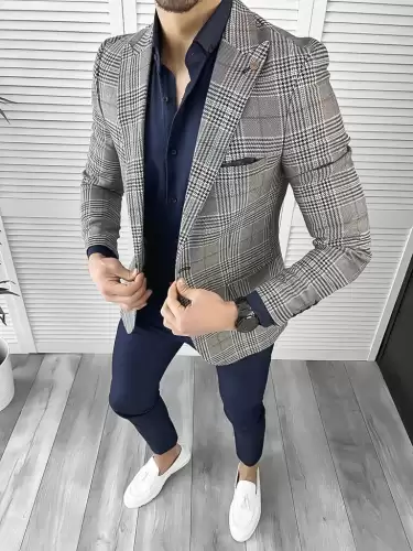 Sacou barbati slim fit 704 X13