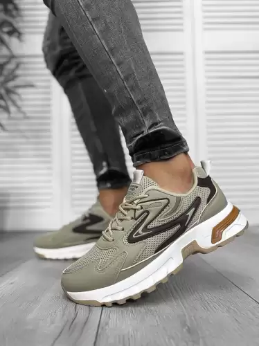 Adidasi barbati casual bej 2568