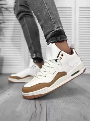 Adidasi barbati casual  crem 5919 N5-4