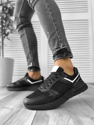 Adidasi barbati casual negri B017  N1-4