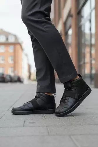 Adidasi barbati casual negri H54 T2-6