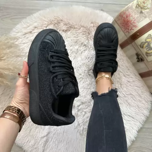 Adidasi dama casual negri  CU MIC DEFECT DEFBL575  T52-1