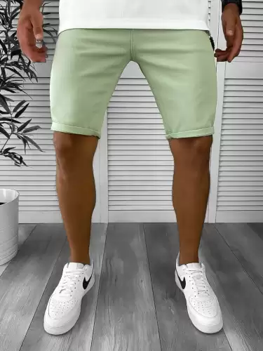 Blugi barbati scurti conici verzi 12800 B13