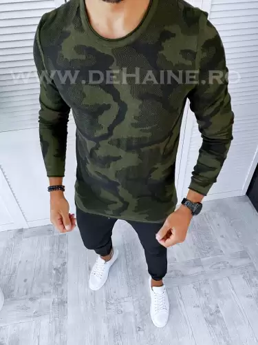 Bluza barbati kaki slim fit T3705   14-5.1