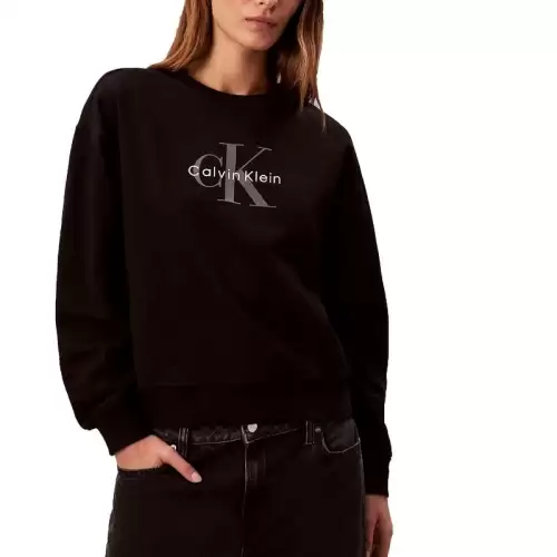 Bluza Calvin Klein LS MONOLOGO FRENCH TERRYRLXD CR