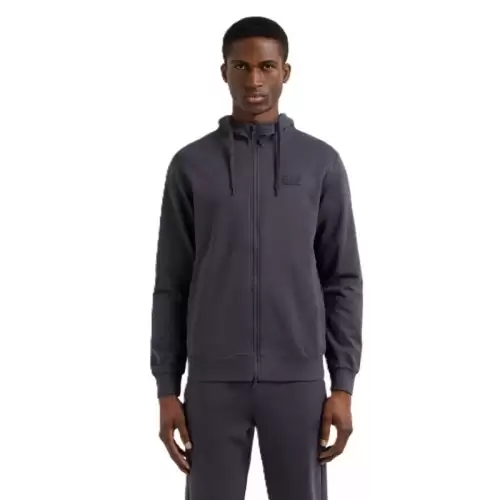 Bluza cu fermoar EA7 M HOODIE FZ COFT CC