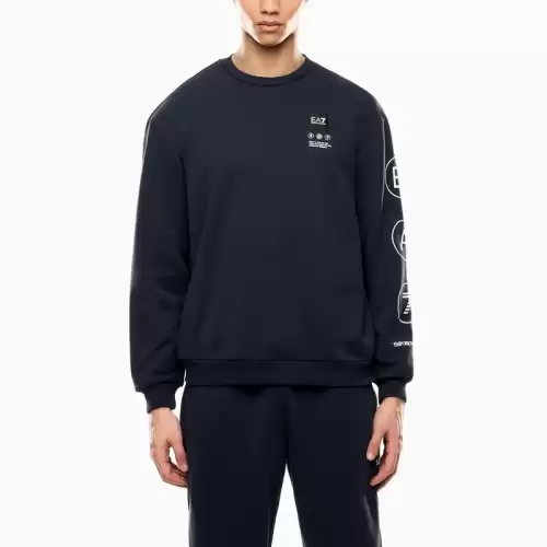 Bluza EA7 TRAIN LOGO SERIES M T-TOP CN COFT WRITINGS