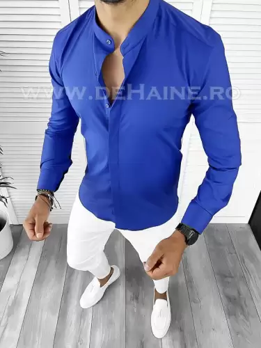 Camasa barbati slim fit albastra B8826