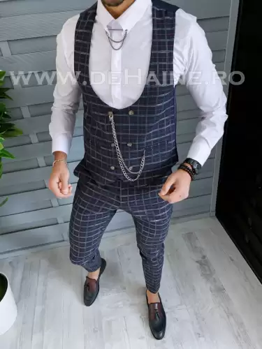 Compleu barbati bleumarin Vesta + Pantaloni B1458