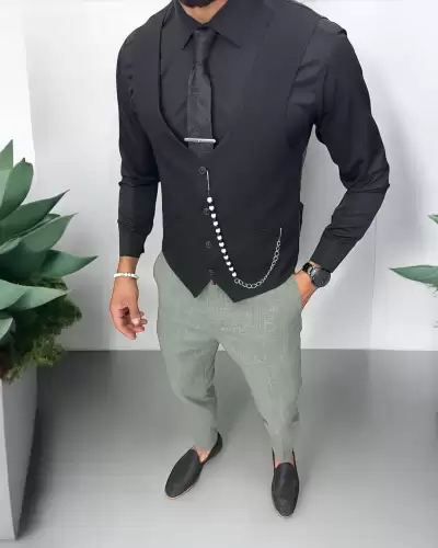 Compleu barbati Vesta + Pantaloni 13255 D6-4.2