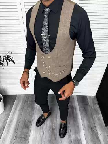 Compleu barbati  Vesta + Pantaloni 13301 35-4