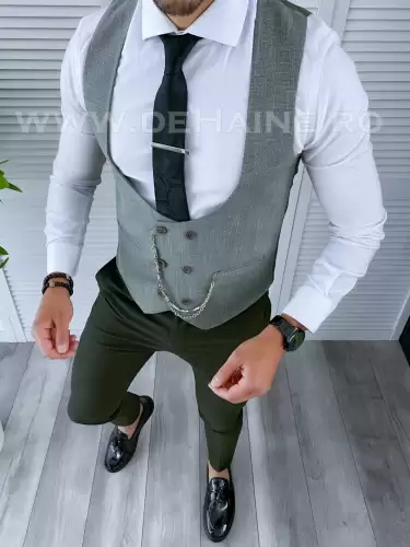 Compleu barbati  Vesta + Pantaloni B1469 Y18-2