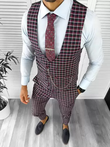 Compleu barbati  Vesta + Pantaloni B4131 V8