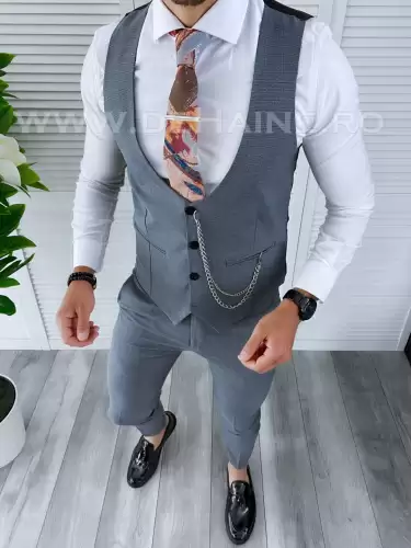 Compleu barbati  Vesta + Pantaloni B4192  D3-4.3