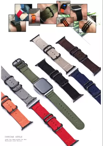 Curea material textil pentru Apple Watch 42/44 mm