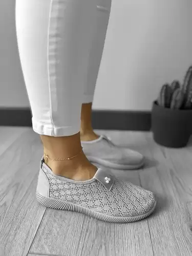 Espadrile dama casual gri CL08  T53-4