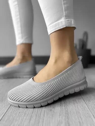 Espadrile dama casual gri CL16 T55-2