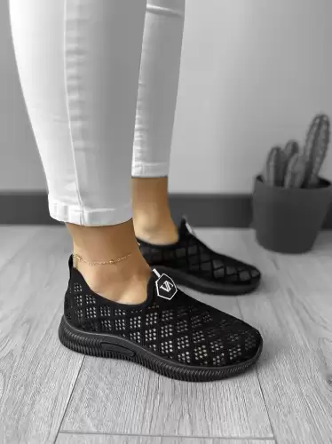 Espadrile dama casual negre CL06 T52-3