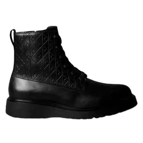 Ghete Calvin Klein COMBAT ESS LACE UP ZIP BOOT AOP