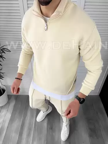 Hanorac barbati BEJ slim fit K182 D5-4.4