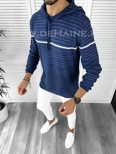 Hanorac barbati bleumarin slim fit T3713 P18-1.2