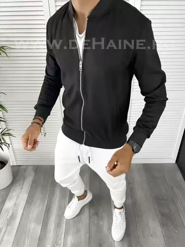 Hanorac barbati negru slim fit K304 P18-5.3