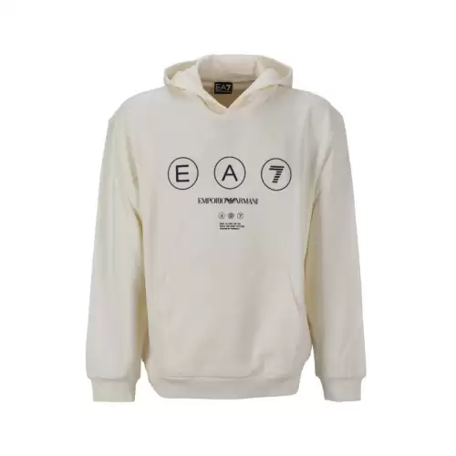 Hanorac EA7 TRAIN LOGO SERIES M  HOODIE RN COFT WRITINGS