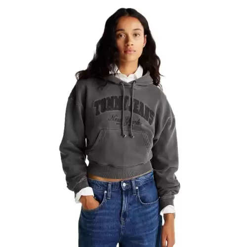 Hanorac Tommy Hilfiger TJW BOXY CRP GMD VARSITY HOODIE