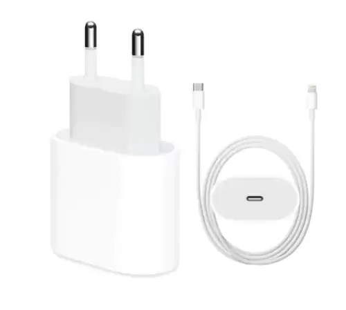 Incarcator compatibil cu Apple  Fast Charger USB-C 20W + Cablu USB-C Lightning A8358 N8-5