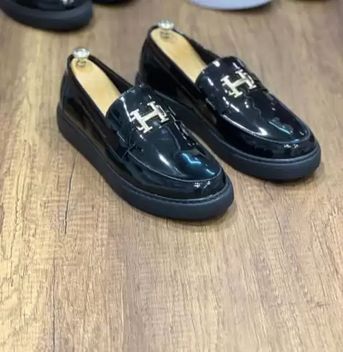 Mocasini barbati casual  negri  piele eco  comozi cu mic defect DEF769  T15-3