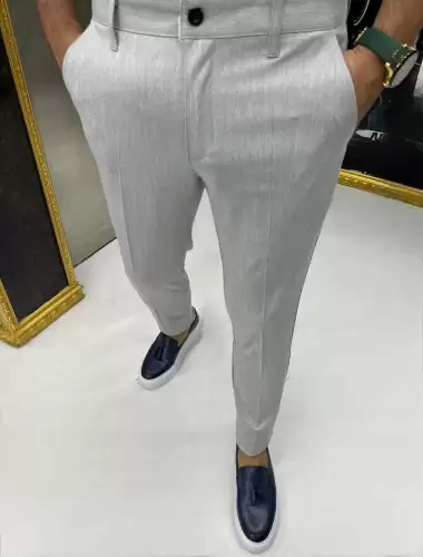 Pantaloni barbati casual gri 12294