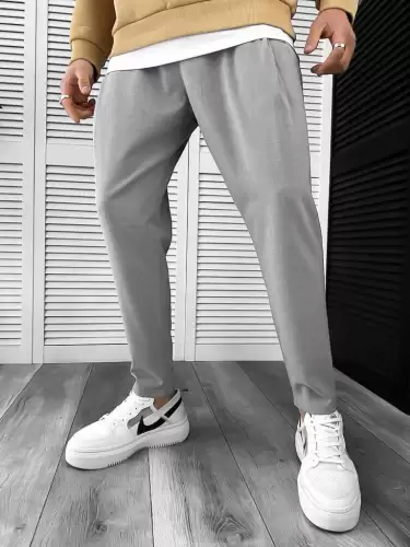 Pantaloni barbati casual gri H9008 D3-2.3