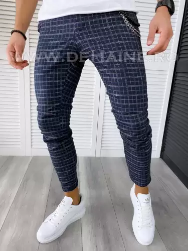 Pantaloni barbati casual regular fit in carouri B1732 119-1