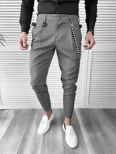 Pantaloni barbati eleganti gri 7149  P19-5.1
