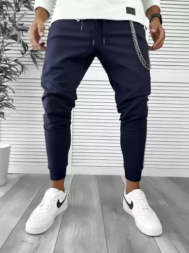 Pantaloni de trening bleumarin 12261 P20-2.3