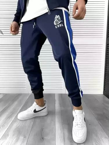 Pantaloni de trening bleumarin conici K086 P19-2.2