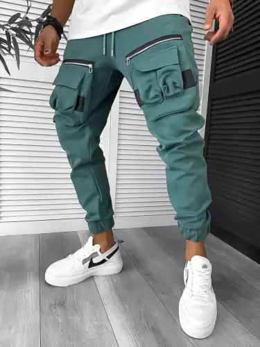 Pantaloni de trening cargo  conici Y256 33-2.1