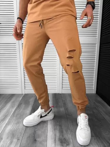 Pantaloni de trening maro 13032 25-4.2