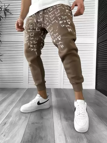 Pantaloni de trening maro conici 172 d2-5.2