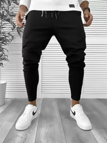 Pantaloni de trening negri 12260 O6-4.2