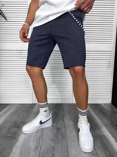 Pantaloni scurti casual  bleumain  13180  D6-2.1