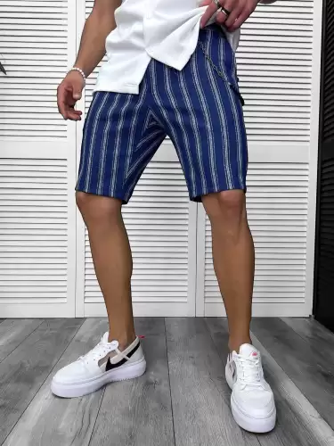 Pantaloni scurti casual cu dungi 13147  O2-6.3