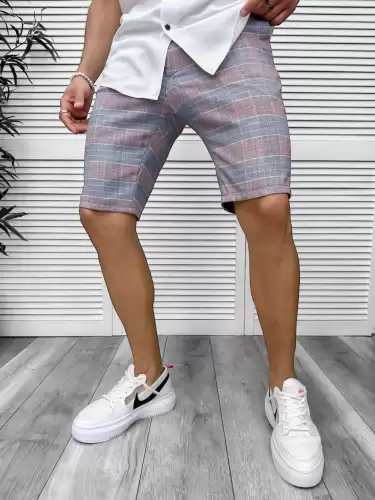 Pantaloni scurti casual  cu imprimeu  13123