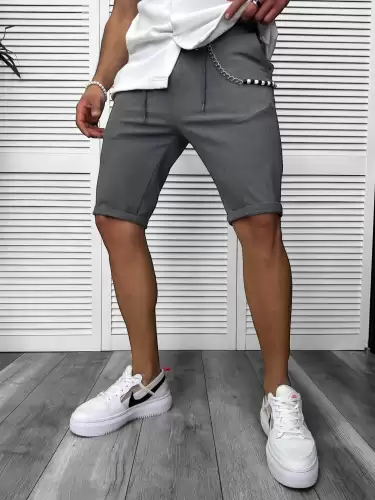Pantaloni scurti casual  gri 13168   D4-2.4
