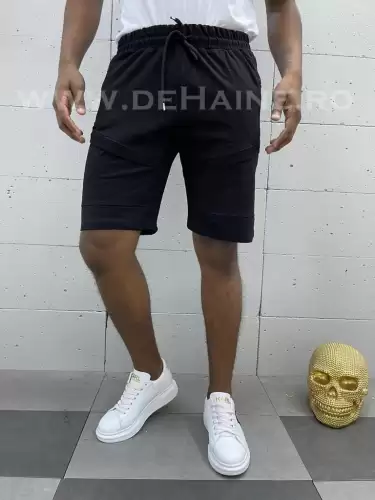 Pantaloni scurti de trening negri B3938 83-4