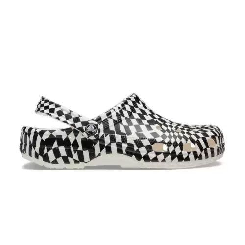 Papuci Crocs Classic Warped Checker Clog