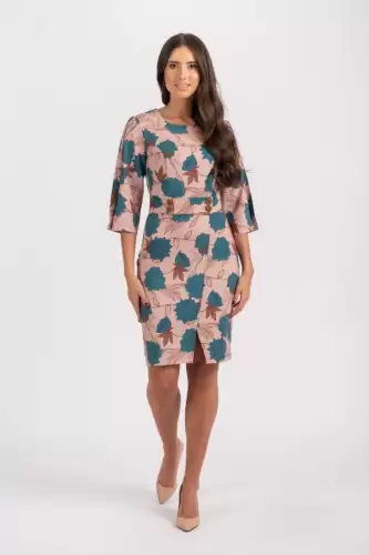 Rochie eleganta cu imprimeu floral