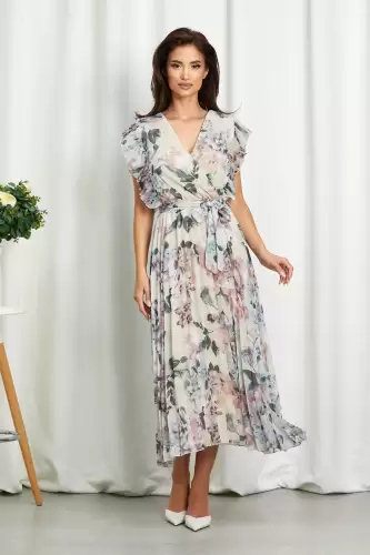 Rochie Judy Nude Floral